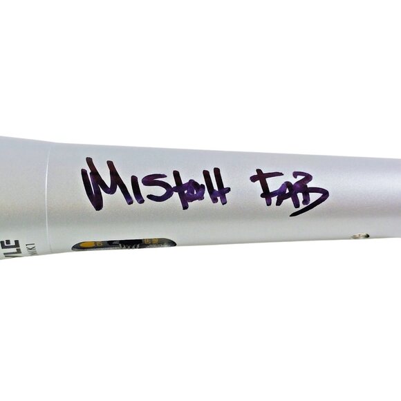 Mistah F.A.B. Signed Microphone Da Yellow Bus Rydah Hyphy Beckett FAB Autograph - Picture 5 of 7